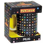 Pac-Man Repeat Print 11 Oz. Ceramic Black Mug